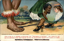 Footwear of Nations: South Africa Advertising Postcard Postcard