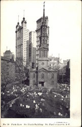 St. Paul's Building, St. Paul's Church New York, NY Postcard Postcard