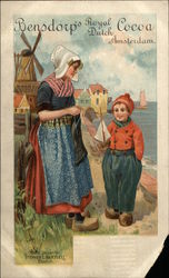Bensdrop's Royal Dutch Cocoa, Amsterdam Postcard