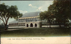 Law School, Harvard College Postcard