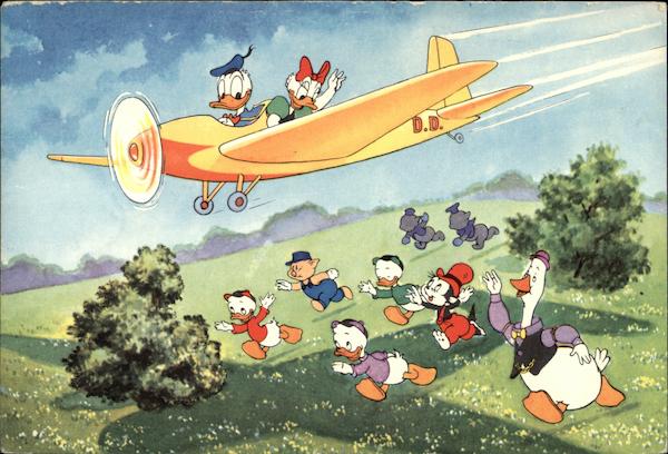 Donald and Daisy Duck Movie and Television Advertising