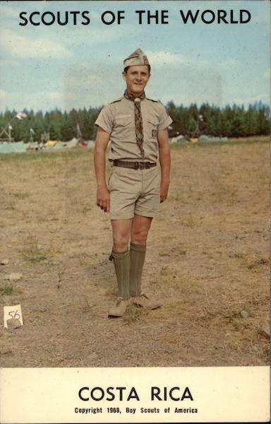 1968 Scouts of the World - Costa Rica Boy Scouts