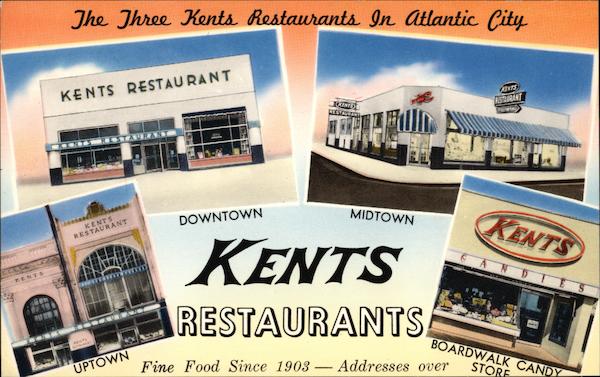 The Three Kents Restaurants in Atlantic City New Jersey