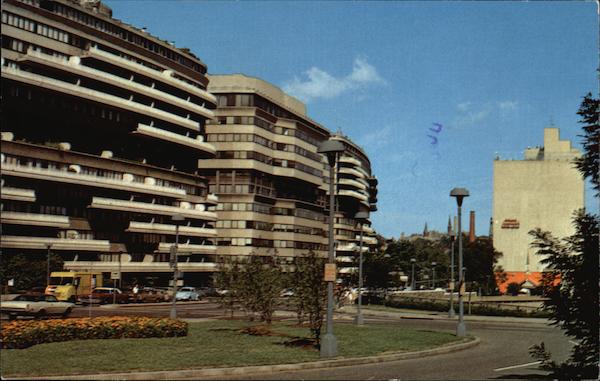 The Watergate Affair - Watergate Office Building - Howard Johnson Motel Washington District of Columbia