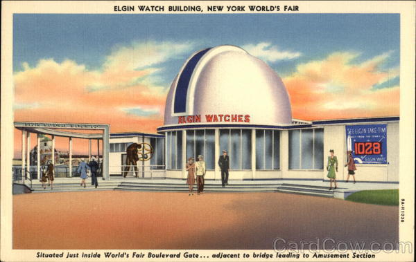 Elgin Watch BUilding 1964 NY Worlds Fair