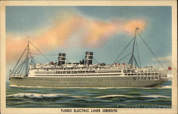 Turbo Electric Liner Oriente Boats, Ships