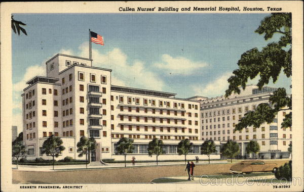 Cullen Nurses' Building and Memorial Hospital Houston Texas