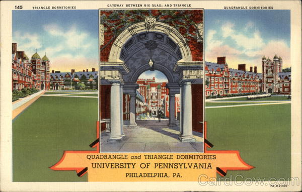 Quadrangle and Triangle Dormitories, University of Pennsylvania Philadelphia