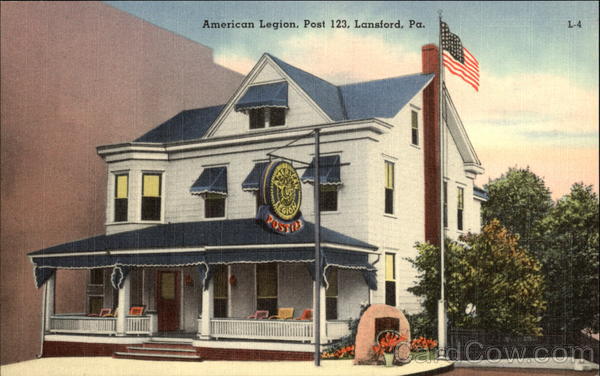 American Legion, Post 123 Lansford Pennsylvania