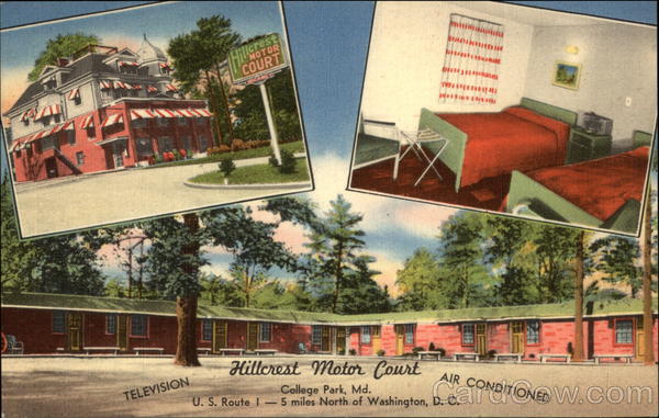 Hillcrest Motor Court College Park Maryland