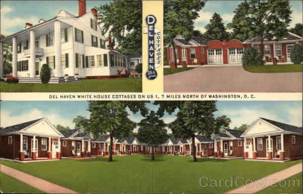 Del Haven White House Cottages on US 1 College Park Maryland