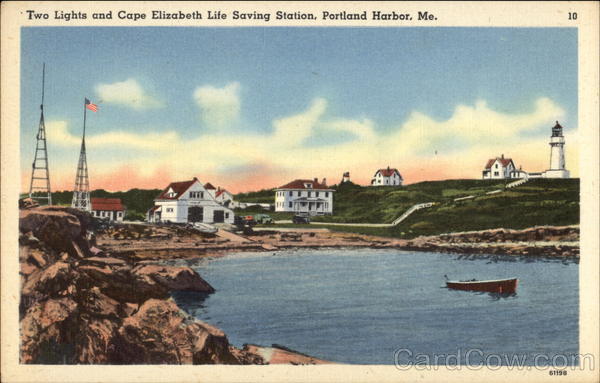 Two Lights & Cape Elizabeth Life Saving Station Portland Maine