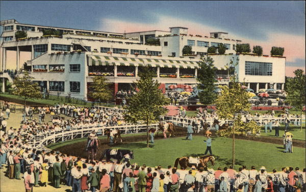 Monmouth Park - Outdoor Saddling Ring Oceanport New Jersey