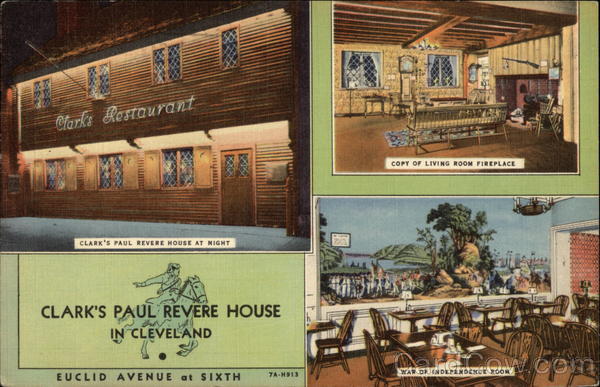 Clark's Paul Revere House Cleveland Ohio