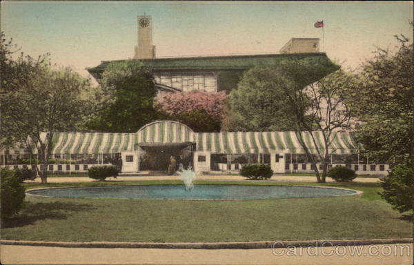 Belmont Park Entrance and Club House New York