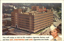 Cigarette Manufacturing Facility Postcard