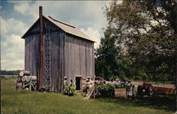 Tobacco Barn Claxton, GA Postcard Postcard