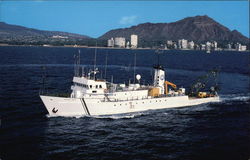 Research Vessel MOANA WAVE Honolulu, HI Postcard Postcard