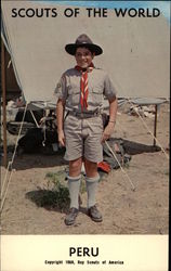 1968 Scouts of the World, Peru Postcard