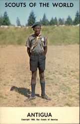 1968 Scouts of the World Postcard