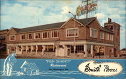 Smith Bros. "Fish Shanty" Restaurant Port Washington, WI Postcard Postcard