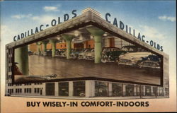 Cadillac-Olds Boston, MA Postcard Postcard