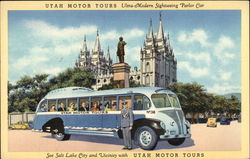 Utah Motor Tours Postcard