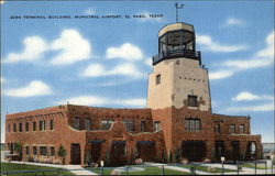 2294 Terminal Building, Municipal Airport El Paso, TX Postcard Postcard