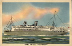 Turbo Electric Liner Oriente Postcard