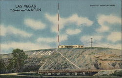 Radio Station KFUN Las Vegas, NM Postcard Postcard