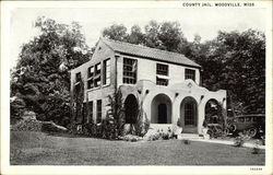 County Jail Woodville, MS Postcard Postcard