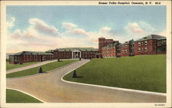 Homer Folks Hospital Oneonta, NY Postcard Postcard