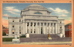 Low Memorial Library, Columbia University New York, NY Postcard Postcard