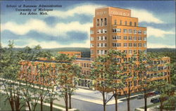 School of Business Administration, University of Michigan Postcard