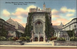 Sterling Memorial Library, Yale University Postcard
