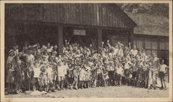 Camp Daddy Allen - Pennsylvania society for Crippled Children & Adults Postcard