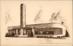 Interstate Glass House Restaurant Postcard