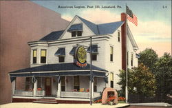 American Legion, Post 123 Lansford, PA Postcard Postcard