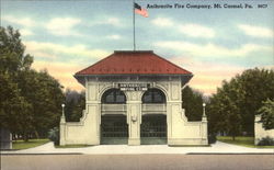 Anthracite Fire Company Mount Carmel, PA Postcard Postcard