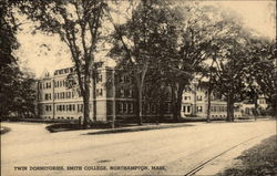 Twin Dormitories, Smith College Postcard