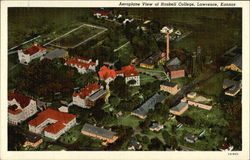 Aeroplane View of Haskell College Postcard