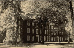 Massachusetts Hall, Harvard Yard, Built 1720 Postcard