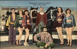 Gainesville Community Circus Texas Postcard 