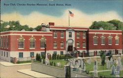 Boys Club, Charles Hayden Memorial Postcard