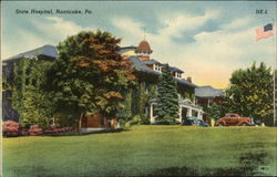 State Hospital Grounds Nanticoke, PA Postcard Postcard