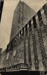 Radio City Music Hall Postcard