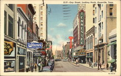 Gay Street, Looking North Postcard