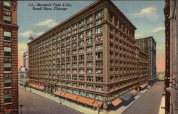 Marshall Field & Company - Retail Store Chicago, IL Postcard Postcard