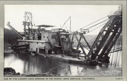 One of the Largest Gold Dredges in the World Oroville, CA Postcard Postcard