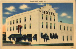 Vienna Hotel Georgia Postcard Postcard